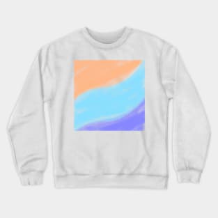 Colorful watercolor abstract texture Crewneck Sweatshirt